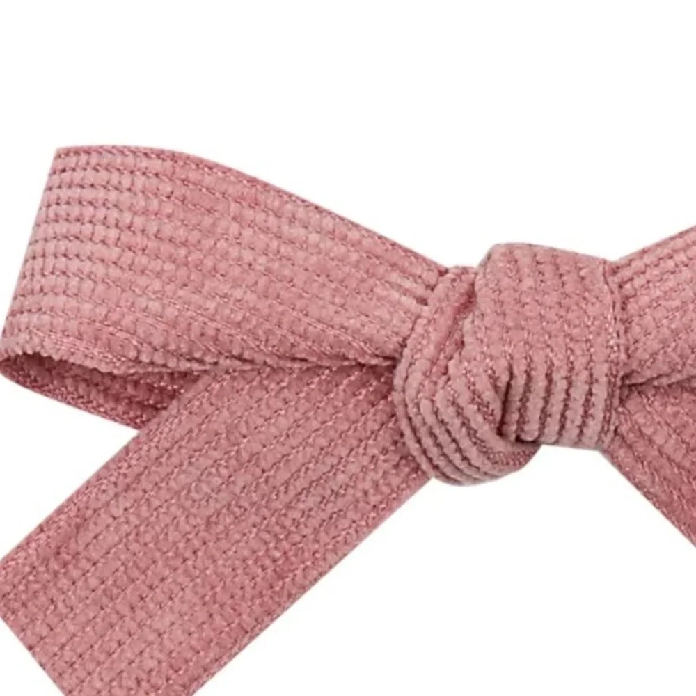 3/$20 NWT 3.5 Inch Solid Corduroy Hair Bows Clips for Girls Hair Accesso…